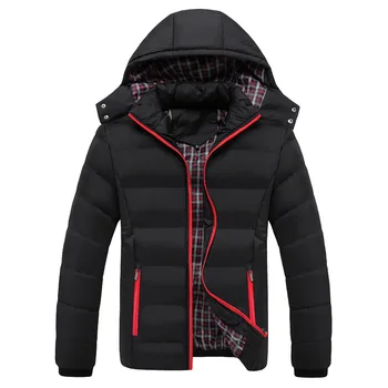 

Men Winter Warm Black Thick Snow-outwear Full Sleeve Down Normal Length Jacket Male Coat Oversize 3XL-6XL Duck Down