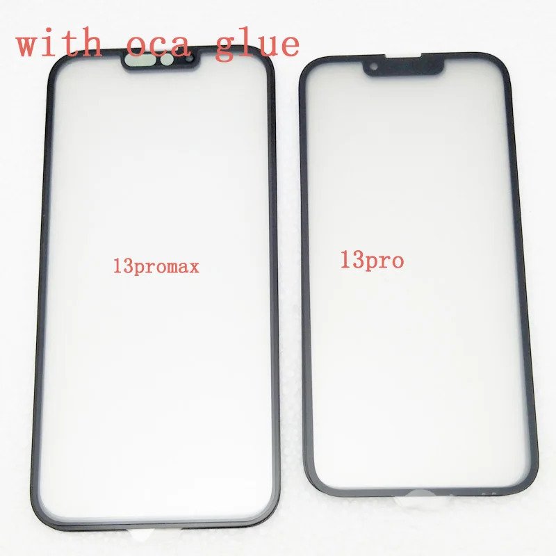 10PCS 2 in 1 OCA Lamilated Screen Outer Front cover Glass Cover For iPhone13 12Promax 13 12 mini Touch Panel Lens Replacement