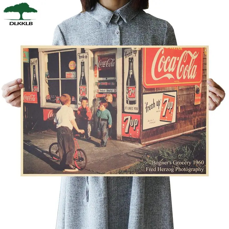 DLKKLB ретро-плакат со старым фото Второй мировой войны, винтажное украшение для бара, кафе, живопись, реалистичное искусство, наклейки на стену для дома 51,5x36 см - Цвет: As show