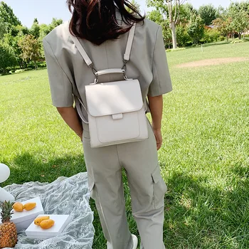 

Women's backpack New Fashion Women Backpack Youth Vintage Leather Teenage Girls New Female School Bag Bagpack mochila sac a dos