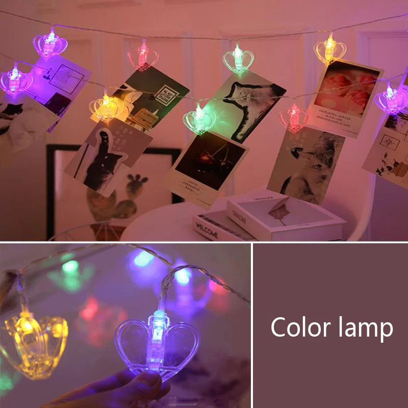 Спальня гостиная LED пятиконечная звезда фото патронная лампа фотографическая стена прозрачный ламповый шнур декоративная лампа