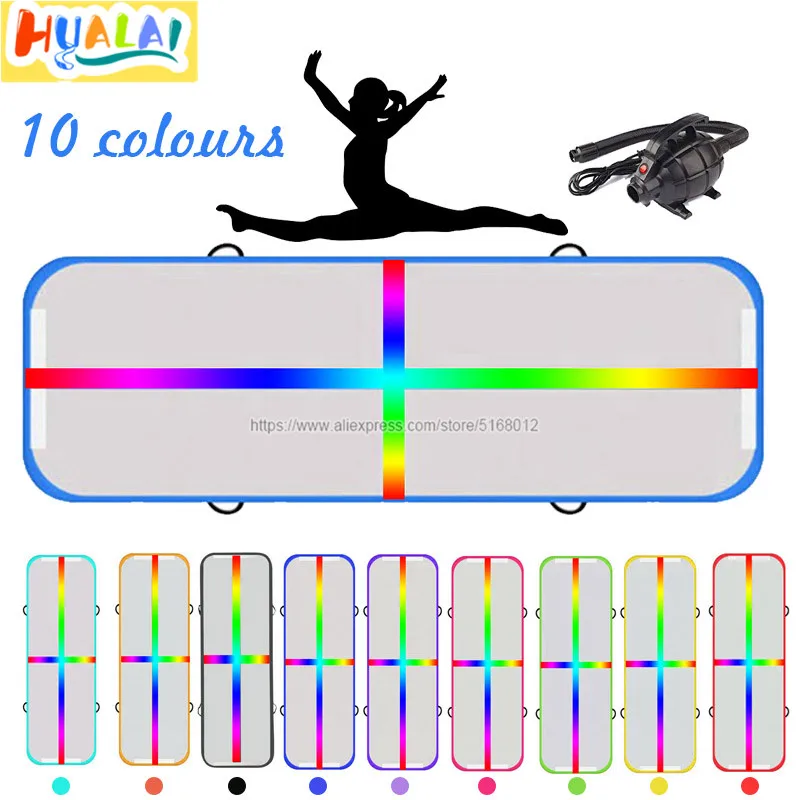 

3m 4m 5m inflatable air track gymnastics Tumble floor tumbling mat home Yoga gym taekwondo Cheerleading Beach with air pump