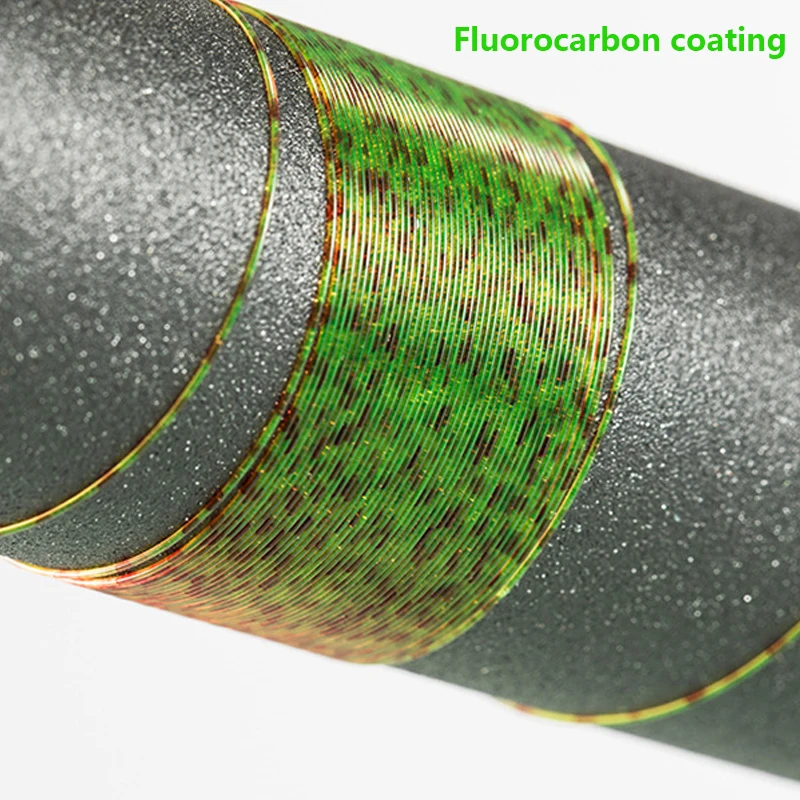 500 m unsichtbare Angelschnur 3D bionische gefleckte Angelschnur Speckle Karpfen Fluorkohlenstoffbeschichtung Monofilament Nylon Angelartikel – Detail 6