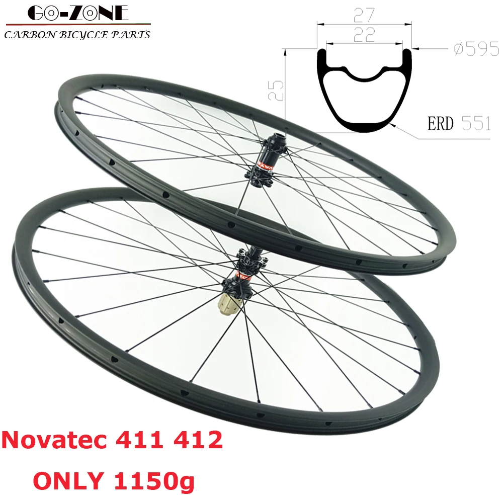 Сверхлегкие колеса cabon mtb 1150 г бескамерные 27 5 er wheelset 650B &quotсупер легкие Углеродные