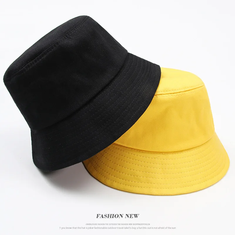 

New Summer Style Light Board Solid Color Fashion Fisherman Hat Men And Women Outdoor Leisure Sunshade Hat