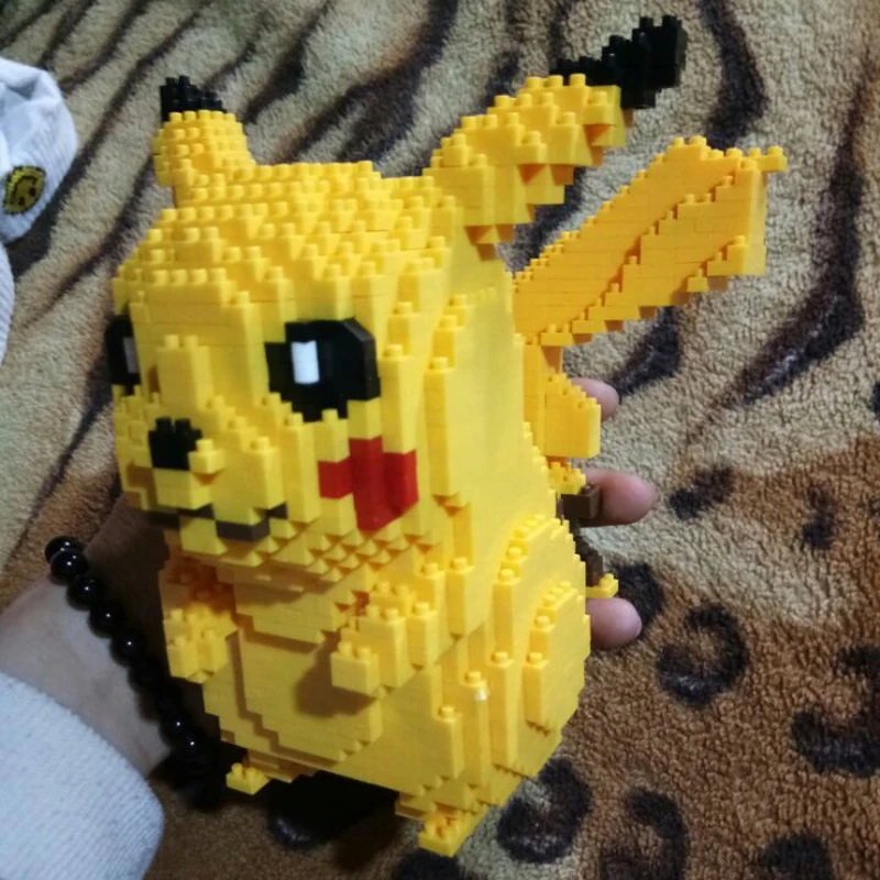 Pikachu Venusaur Blastoise Мини Строительные алмазные маленькие блоки игрушки Charizard Gyarados Snorlax Jigglypuff без коробки