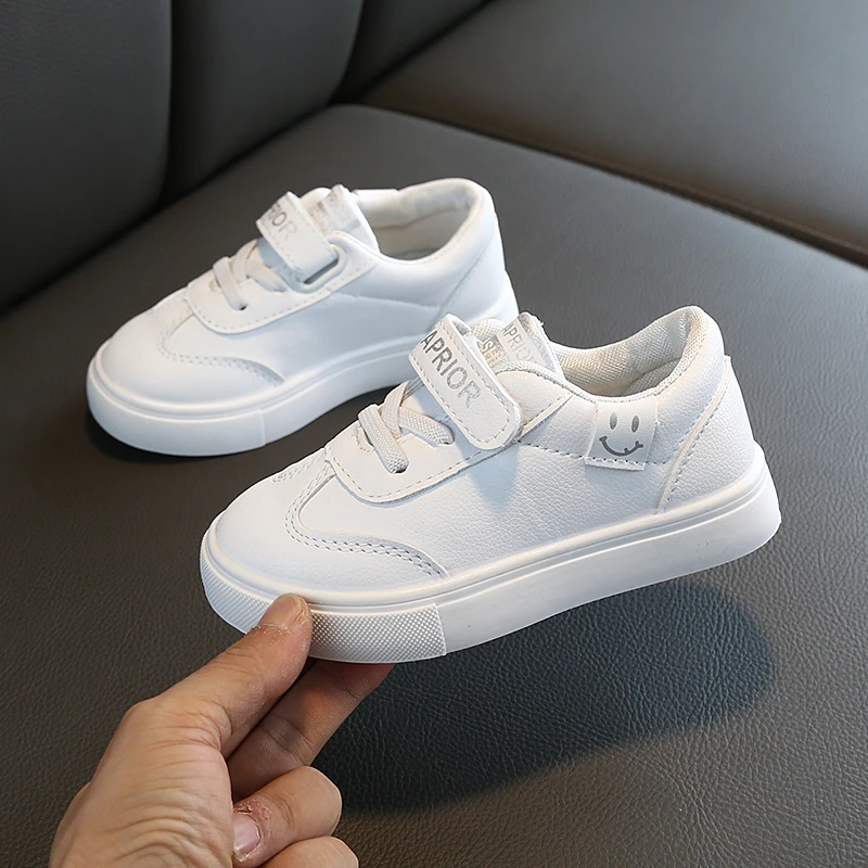 

CYSINCOS Spring And Autumn New Fashion Non-slip Wear-resistant Boys And Girls Sports Breathable Children's White Board Shoes
