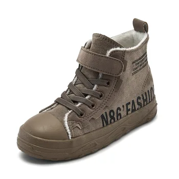 

Winter Children Snow Boots Keep Warm Kids Shoes Boys Waterproof Non-slip Sports Shoes Girl Plush Thick Cotton-padded Short Boots