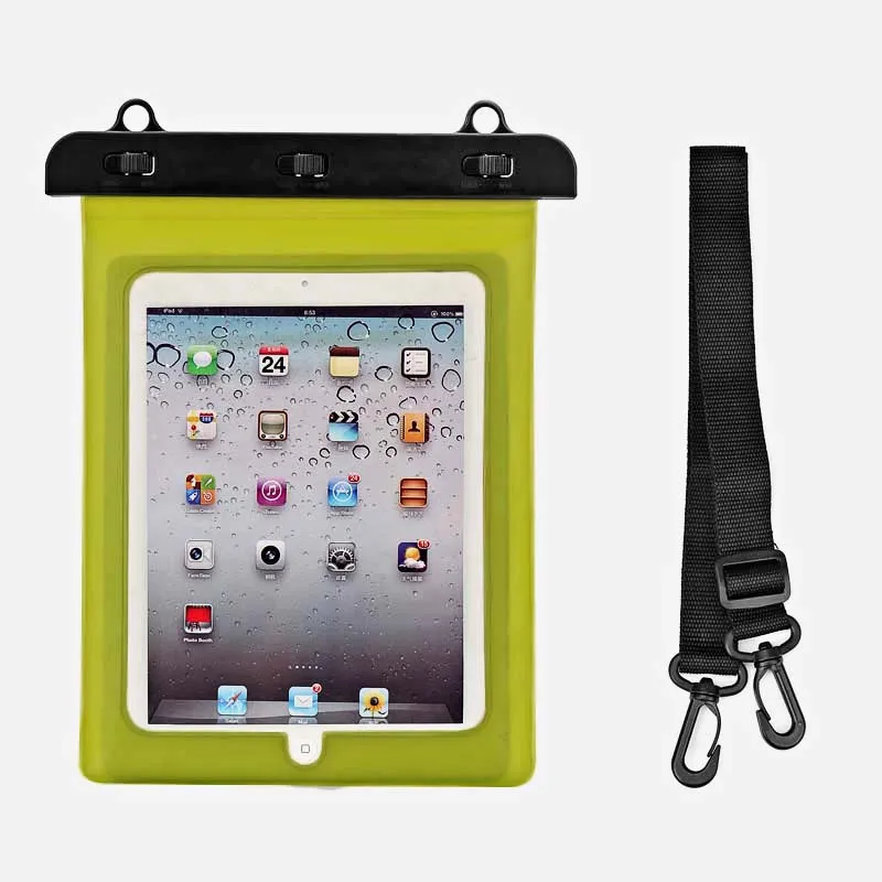 Планшетный ПК широкоформатный iPad только водонепроницаемая сумка Дайвинг дрейфующий Высококачественный водонепроницаемый мешок черный и белый с рисунком