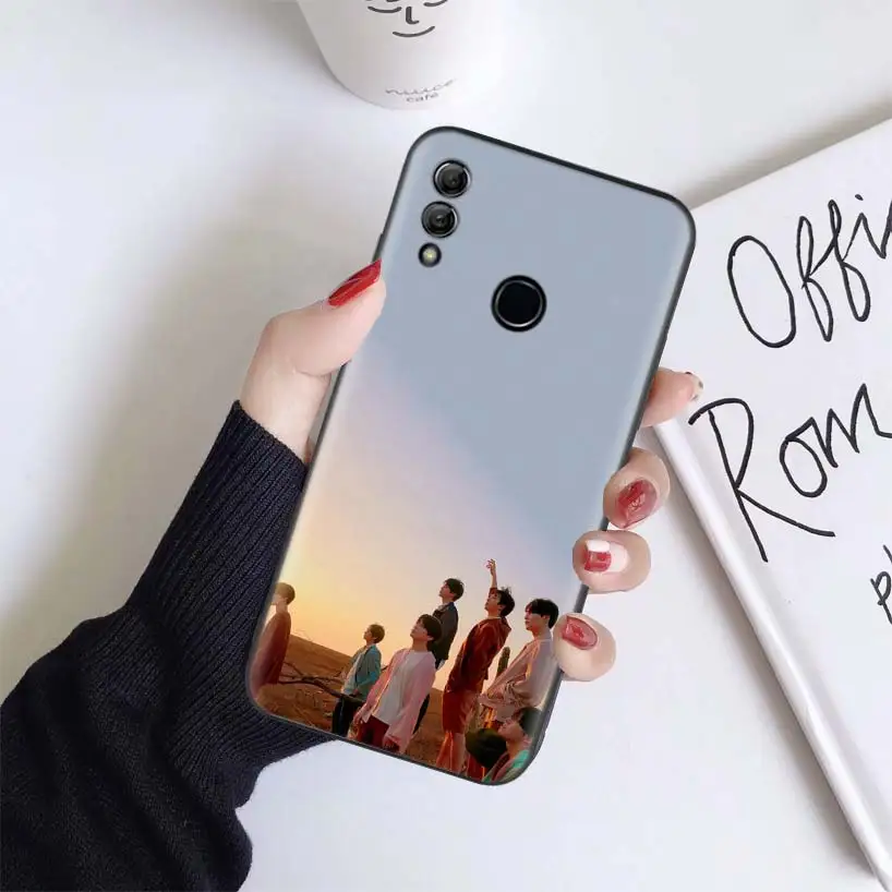 Черный чехол Kpop Kim Seok Jin Boys для huawei Honor 9X 8X Y9 7S 7X9 10 Lite 8A Pro 20i Y5 Y6 Y7 мягкий чехол для телефона - Цвет: BS020-3