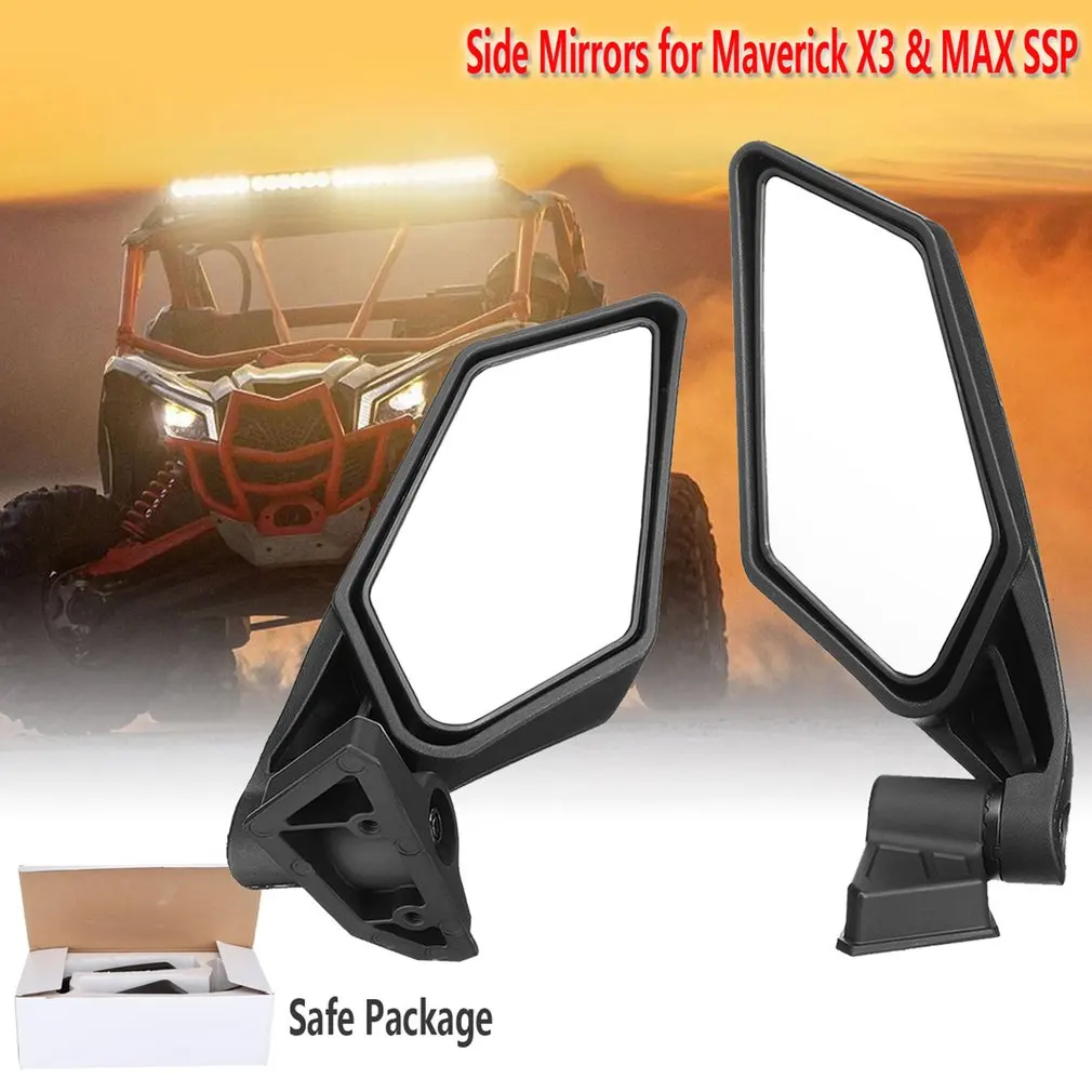 Набор гонок боковые зеркала для Can Am Maverick UTV внедорожных X3 2017 2018 регулируемые MAX SSP