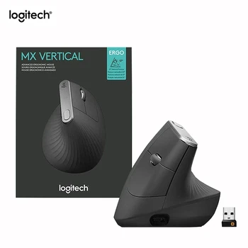 Logitech MX Vertical Wireless Bluetooth Mouse Mice With FLOW 2.4GHz USB Nano For Laptop PC  Wirless Gaming Mouse 1