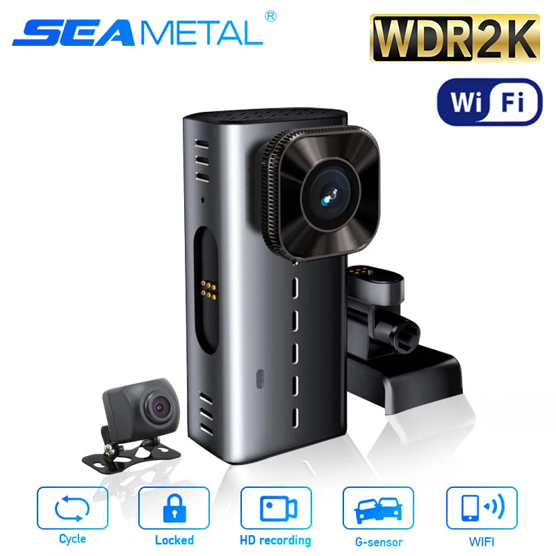 2K UHD видеорегистратор Автомобильный 3 16 дюймов IPS сенсорный экран 2560*1440P WIFI