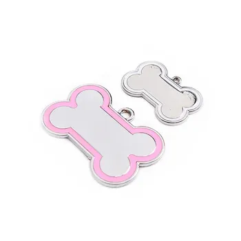 

Cat Dog ID Tag Free Engraving Dog Collar pet Charm Pet name pendant Bone Necklace Collar Puppy cat collar accessory