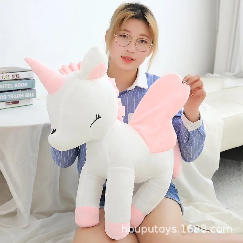 

INS New Style Unicorn Plush Toys Children Pacify Doll angel ma Large Amount Favorably