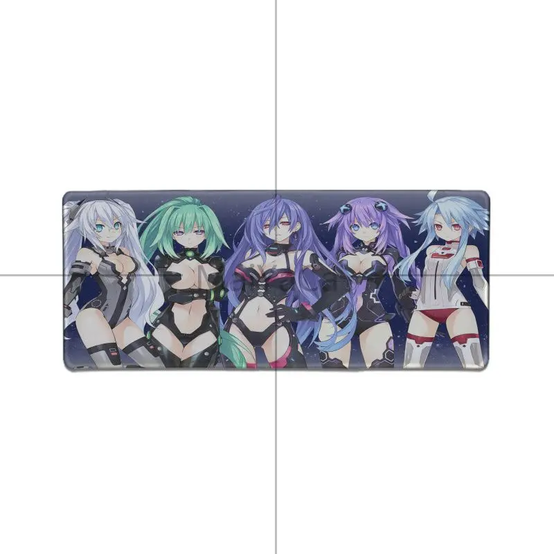 Lock Edge 30X90cm Maiyaca Hyperdimension Neptunia аниме девочка геймерская игра коврик для мыши большой игровой коврик для мыши для ноутбука клавиатура Коврик Настольный коврик - Цвет: Lock Edge 30X90cm