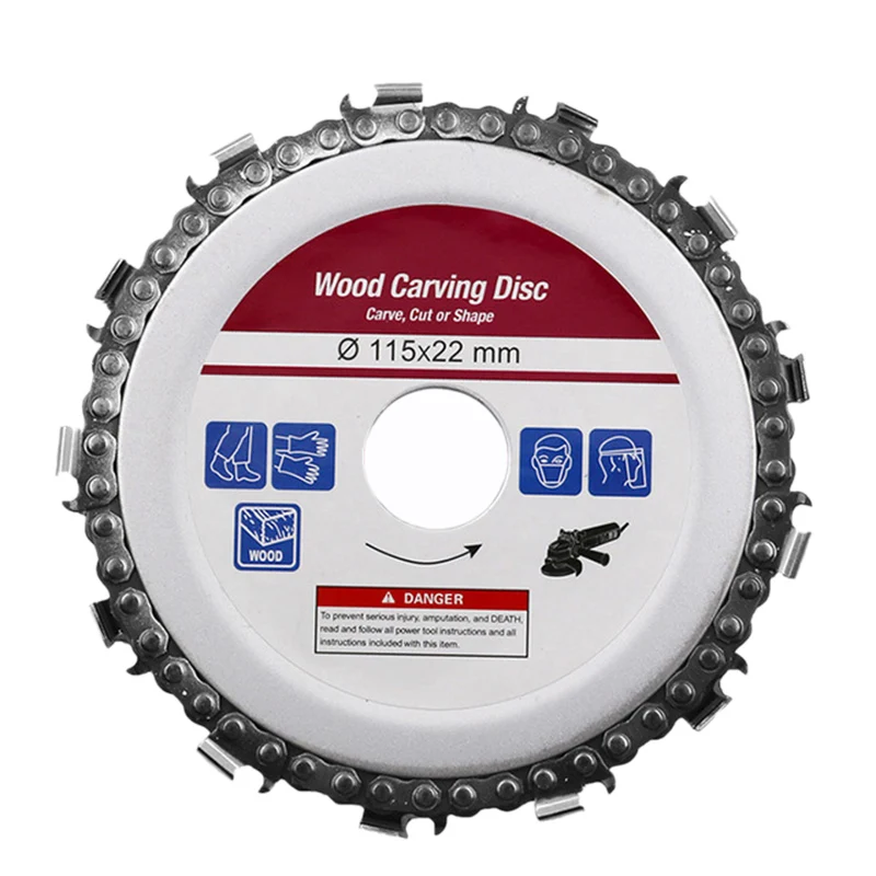 

4.5 Inch Purple Circular Saw Blade Chainsaw Chain Wood Carving Disc Woodworking Angle Grinders Universal For Wood Cutting Discs