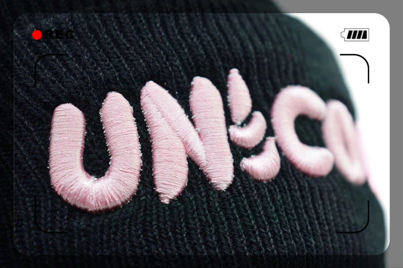 Black Unicorn Beanie Hat