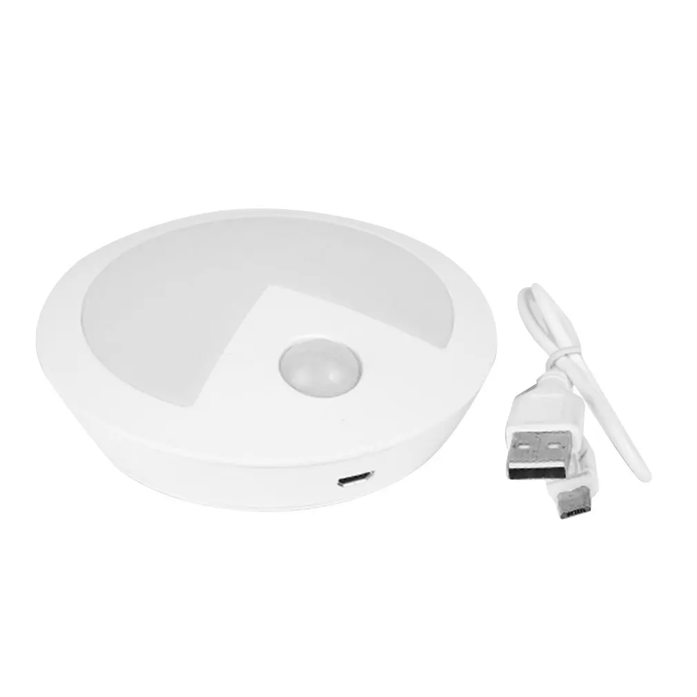 

New PIR Human Body Motion Light Sensor LED Night Light Wireless Infrared Induction Lamp Cabinet Bedside Hallway Charge battery