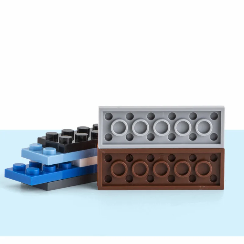 20pcs Bulk Small Particle 3795 MOC Building Block 2x6 Plate Low Brick Flat Accessories Building Block Castle Toys