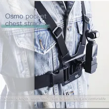Support de sangle de poitrine de harnais réglable pour DJI Osmo poche 3 axes stabilisé caméra de poche accessoire adaptateur 