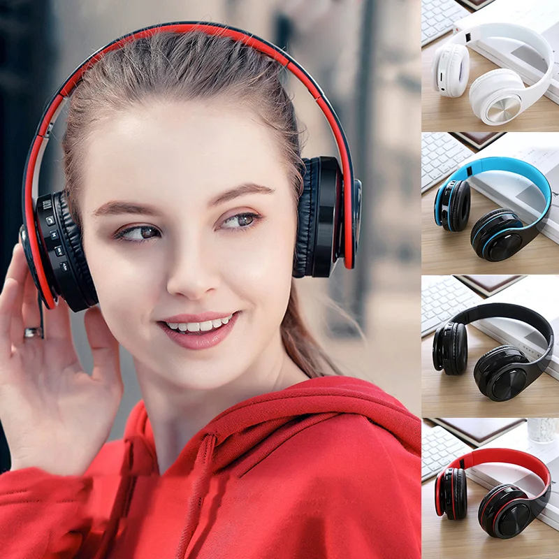 

Wireless Communication Headphones Foldable Ear Beat Stereo Soft Headset H-best