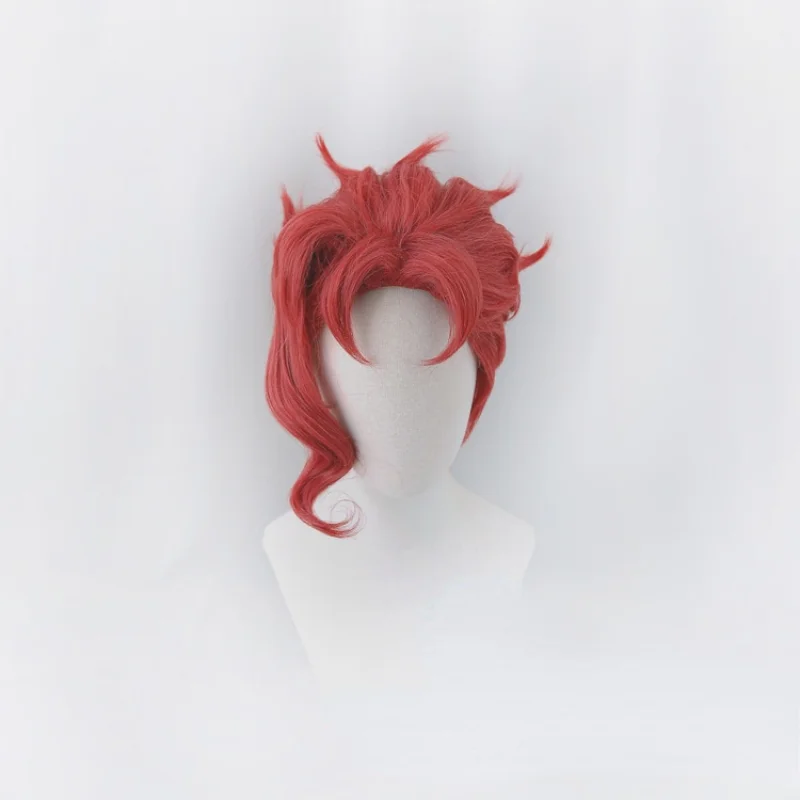 

Anime JOJO's Bizarre Adventure Kakyoin Noriaki Cosplay Costumes Wig Game Anime Role Playing