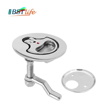 

Marine Grade SS316 Cam Latch Flush Pull Deck Latch Lift Handle with Back Plate Boat Hardware Accessories