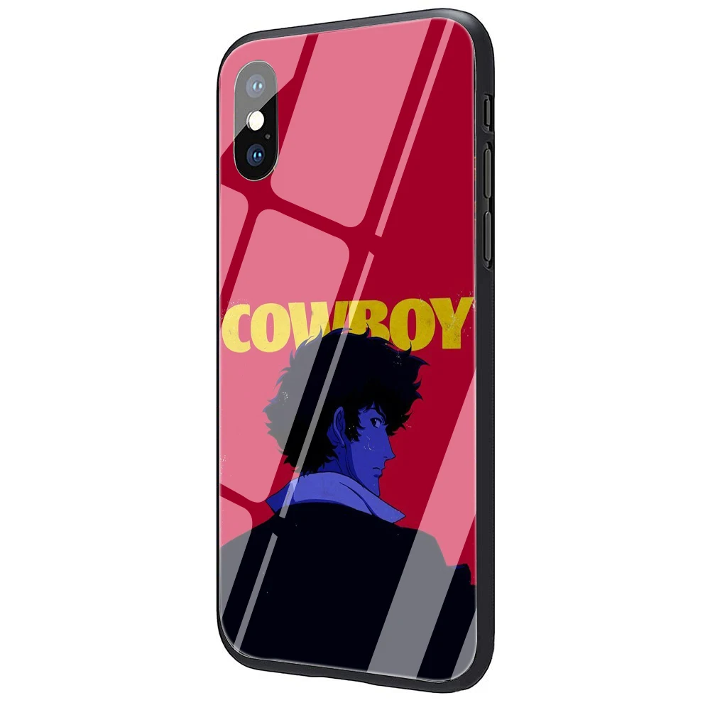 G1 EWAU ковбойский Бибоп аниме закаленное стекло чехол для телефона iPhone 11 Pro 6 6S Plus 7 8 Plus X XS XR XS Max - Цвет: G1