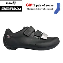 ZERAY EY110 волшебная лента Мужская велосипедная обувь Нескользящая дышащая велосипедная обувь спортивная обувь Zapatos bicicleta классический черный