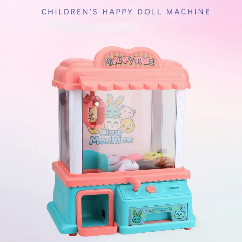 Кукольный коготь машина интеллектуальная система зондирования монет торговый автомат для конфет Grabber аркадный Рабочий стол попался веселые детские игрушки куклы