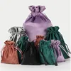 Velvet Package Bags Organza Drawstring Gift Bags Wedding Jewelry Packaging Pouches ► Photo 1/6