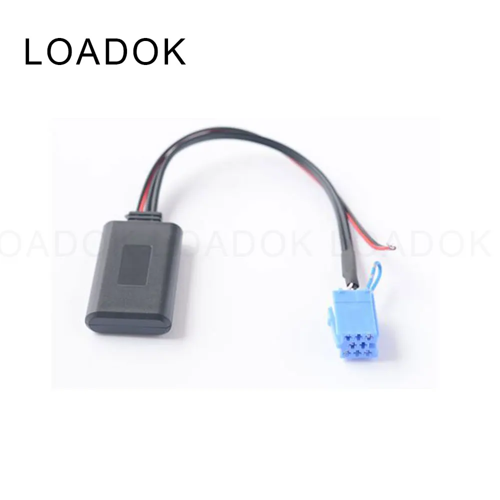 

AUX input Wireless Bluetooth Audio Cable Adapter MINI ISO 8Pin for Smart Fortwo 450 Radio MP3 Auxiliary in lead