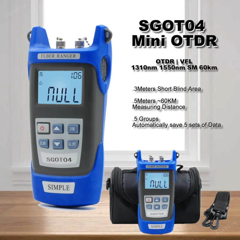 SGOT04 ручной Мини OTDR 1310/Нм SM 60 км FC/SC оптический кабель локатор точки прерывания