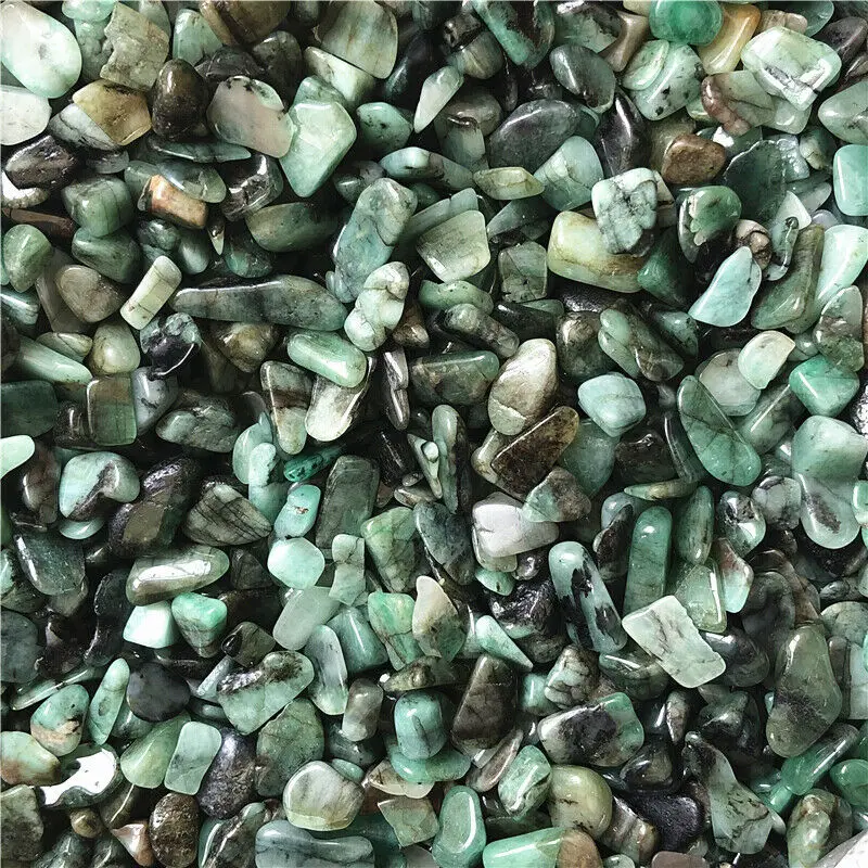 5-7 мм натуральный изумруд зеленый драгоценный камень, камень, камни, заживляющие кристаллы натуральный кварц 50 г