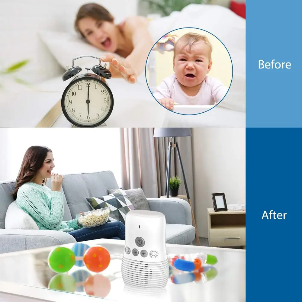 2.4Ghz Wireless Baby Monitor Small Portable Audio Baby Monitor Two-way Audio Function Intercom Rechargeable Battery wireless baby monitor