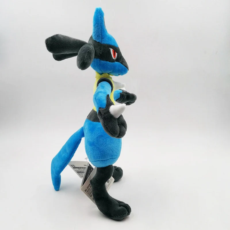 pokemon lucario boneca de pelúcia recheado bonito mega peluche brinquedo presente para crianças quentes