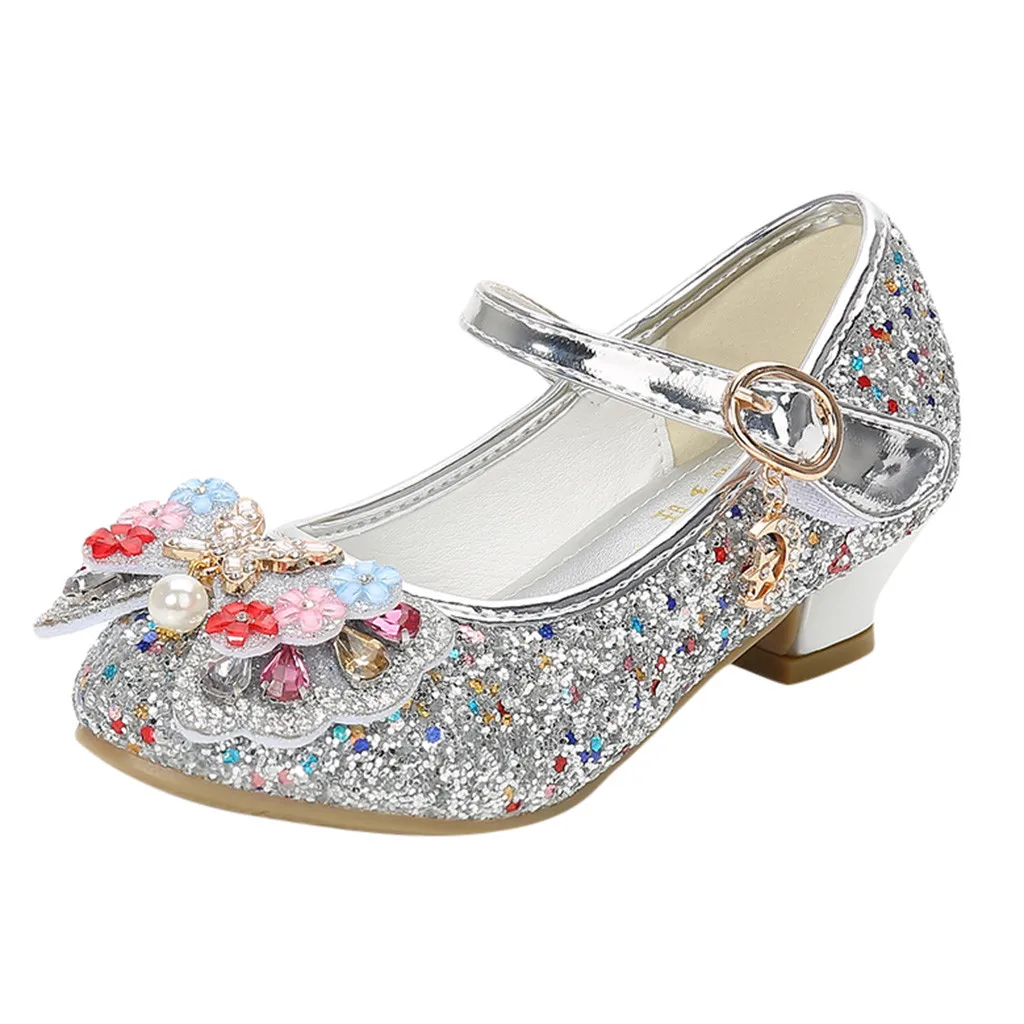 Mini Melissa/детские сандалии для девочек; летняя обувь для малышей младенцев; Детские вечерние туфли принцессы с жемчугом и бантом-бабочкой