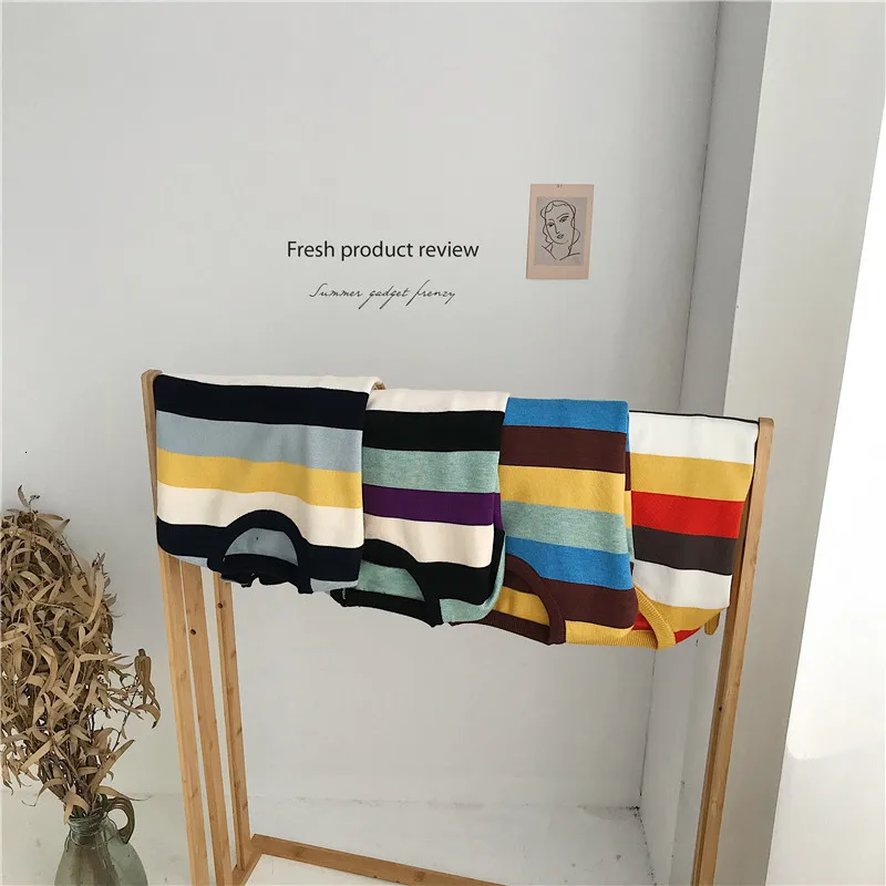 Autumn Striped Sweater Men Warm Slim Fashion Contrast Color Casual Knit Sweter Clothes Man Wild Long-sleeved Pullover Men M-3XL Autumn Striped Sweater Men Warm Slim Fashion Contrast Color Casual Knit Sweter Clothes Man Wild Long-sleeved Pullover Men M-3XL