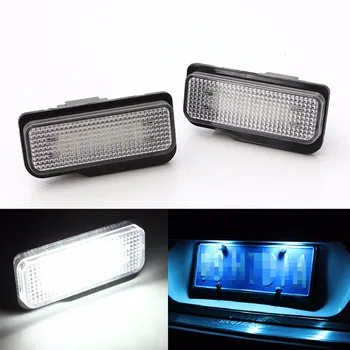 

2X 12V Error Free LED Number License Plate Light Lamp For Mercedes Benz W211 W203 W219 S211 SLK R171 C219 CLS CLS S203