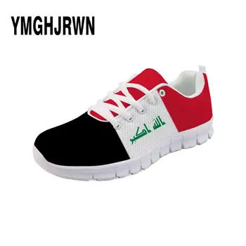 

IRAQ male custom made name number irq boy shoes nation flag iq country republic islam arabic arab print photo casual shoes