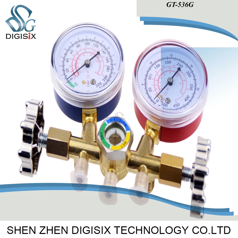 

Free shipping Refrigeration Gauge SBF-T-536H for R22 R134A R407A car-condition refrigeration tools
