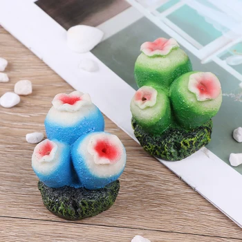 

Air Stone Bubble Diffuser Aquarium Decoration Sea Pearl Shell / Coral flower Ornament Land Waterscape for Fish tank