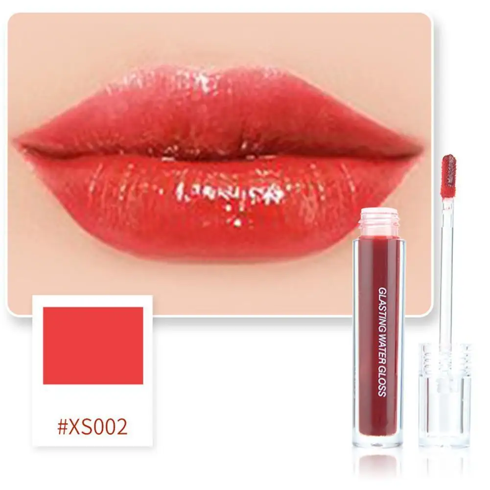 

Liquid Lipstick Shiny Clear Mirror Glass Lip gloss Cherry Jelly Wet Oil Gloss Shimmer Crystal Moisturize Lip Makeup Gloss L O1N3