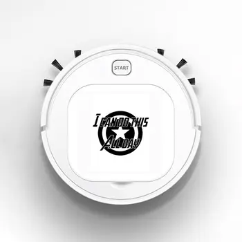 

Robot Vacuum Cleaner Intelligent Automatic Mopping Clean Robot for Floor Captain America I Can Do This All Day