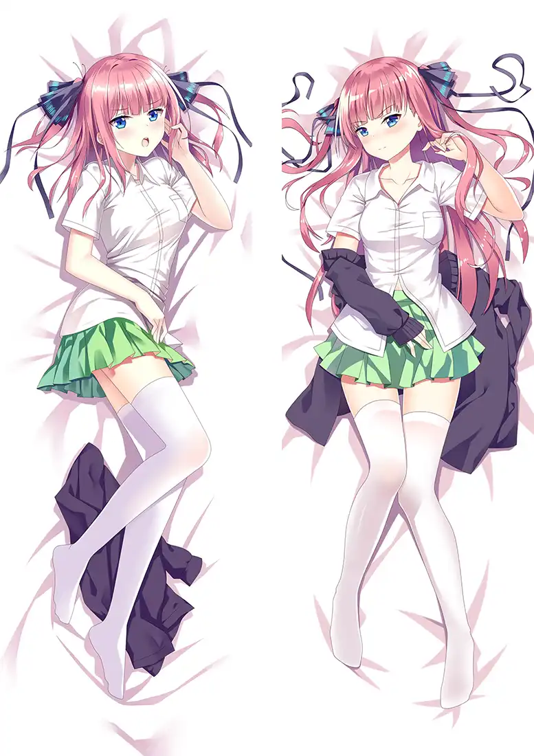 The Quintessential Quintuplets Anime Dakimakura Nakano Nino Pillow Case 150*50CM