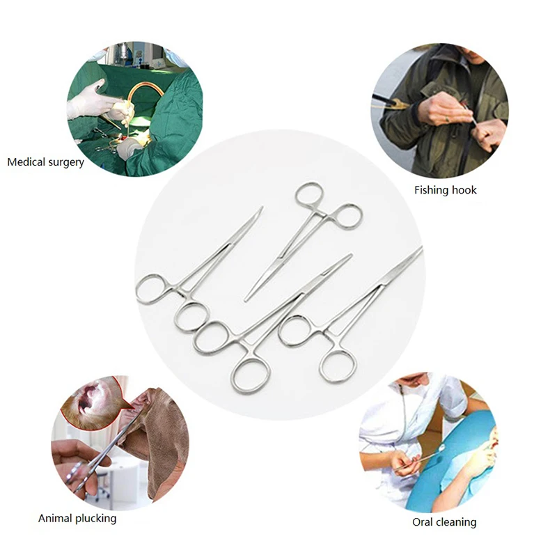 First Aid Kits Hemostatic Clamp Forceps Stainless Surgery Special Tools