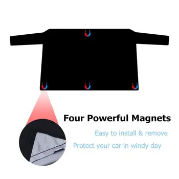 

Hot Car Magnet Rear Windshield Cover Snow Prevent Snow Ice Sun Shade Dust Frost Freezing Car Windshield Cover Protector