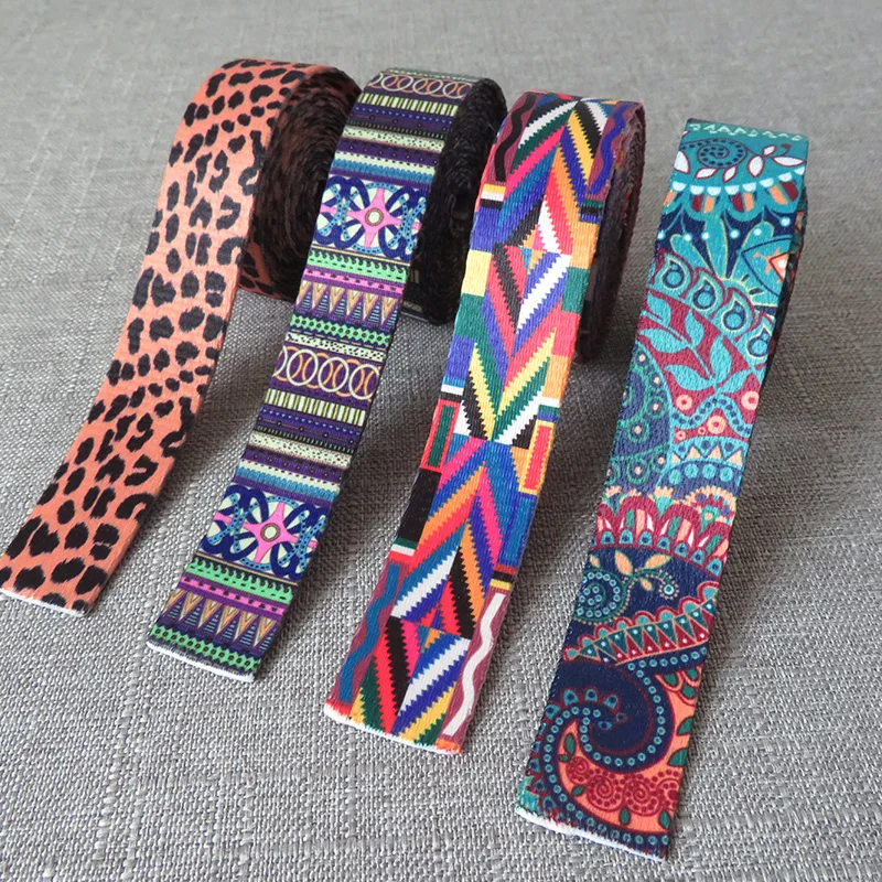 5Yards Width 25mm 38mm Webbing Yoga Belt Tape Strap Rope Dog Pet Collar Leash Harness Backpack Bag Garment Ribbons DIY Accessory