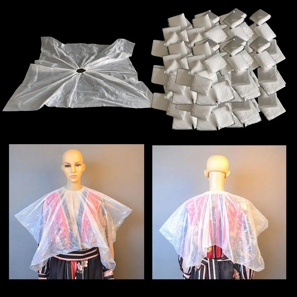 Disposable Salon Hair Cut Hairdressing Hairdresser Barbers Cape Gown